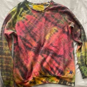 Aviator Nation tie dye relaxed fit sweatshirt